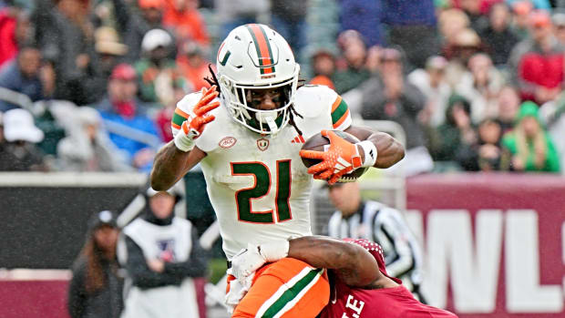 Miami Hurricanes running back Henry Parrish, Jr.